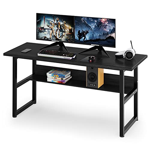 ゲーミングパソコンデスク 幅150×奥行き60×高さ110左右入替可収納ラック付 ゲーミングパソコンデスク 幅150×奥行き60×高さ110左右入替可収納